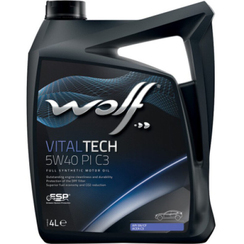 Моторна олива Wolf VITALTECH 5W40 PI C3 4л (8302916)