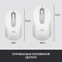 Мишка Logitech Signature M650 L Wireless Mouse for Business Off-White (910-006349)