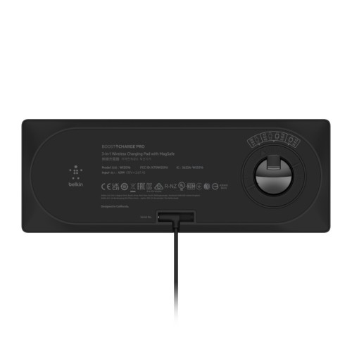 Зарядний пристрій Belkin 3in1 MagSafe, black (WIZ016VFBK)