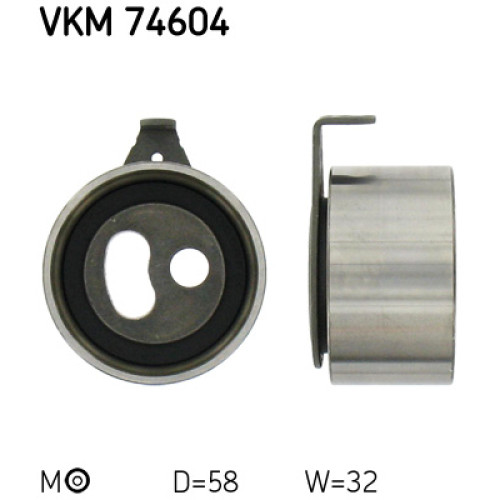 Ролик натягувача ременя SKF VKM 74604