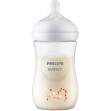 Пляшечка для годування Philips AVENT Natural Природний потік Жираф 260 мл (SCY903/66)