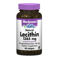 Вітамінно-мінеральний комплекс Bluebonnet Nutrition Натуральний Лецитин 1365мг, 90 желатинових капсул (BLB0924)