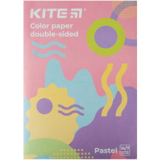 Кольоровий папір Kite А4 двосторонній Fantasy пастель 14 арк/7 кол (K22-427)