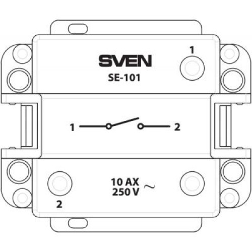 Вимикач Sven SE-101 white (7100069)