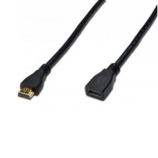 Кабель мультимедійний HDMI to HDMI 5.0m DIGITUS (AK-330201-050-S)