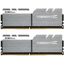 Модуль пам'яті для комп'ютера DDR4 16GB (2x8GB) 3200 MHz Trident Z Silver H/ White G.Skill (F4-3200C16D-16GTZSW)