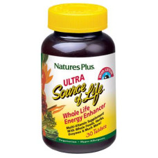 Мультивітамін Natures Plus Мультивітаміни з лютеїном, Ultra Source of Life, 30 таблеток (NTP30511)