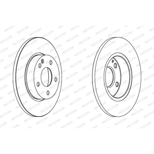 Гальмівний диск FERODO DDF1219C