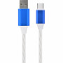 Дата кабель USB 2.0 AM to Type-C 1.0m 2A Cablexpert (CC-USB-CMLED-1M)