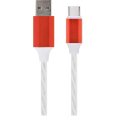 Дата кабель USB 2.0 AM to Type-C 1.0m 2A Cablexpert (CC-USB-CMLED-1M)