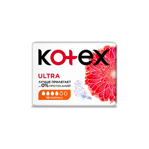 Гігієнічні прокладки Kotex Ultra Normal 10 шт. (5029053542621)