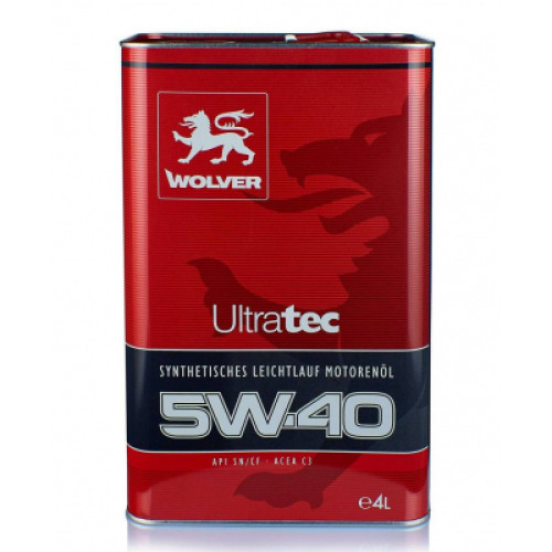 Моторна олива Wolver Ultratec 5W-40 4л (4260360940811)