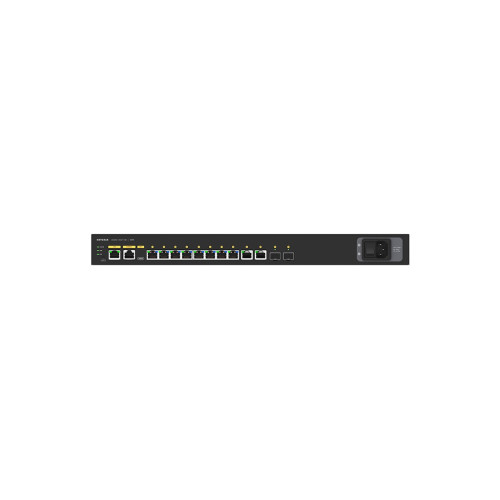 Комутатор мережевий Netgear Комутатор M4250-10G2F-POE+ (GSM4212P) 8x1GE PoE+(125W), 2x1G (GSM4212P-100EUS)