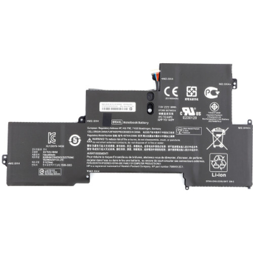 Акумулятор до ноутбука PowerPlant HP EliteBook Folio 1020 G1 (BR04XL) 7.6V 4700mAh (NB461219)