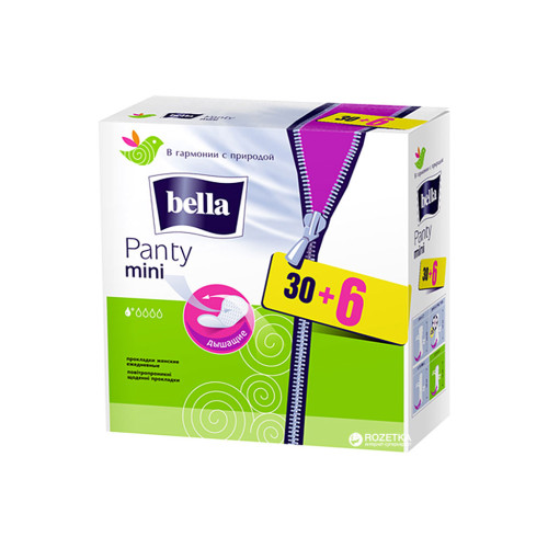 Щоденні прокладки Bella Panty Mini 30+6 шт. (5900516311964)