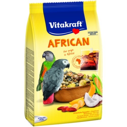 Корм для птахів Vitakraft African для африканських папуг 750 г (4008239216403)