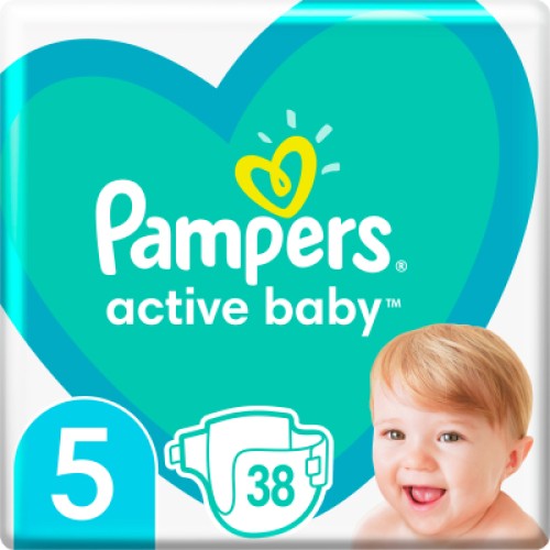 Підгузки Pampers Active Baby Junior Размер 5 (11-16 кг) 38 шт (8006540207796)