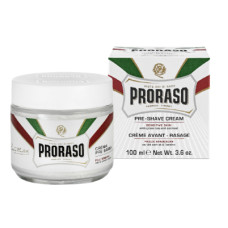 Крем для гоління Proraso для чутливої шкіри перед голінням з екстрактом зеленого чаю та вівса 100 мл (8004395000036)