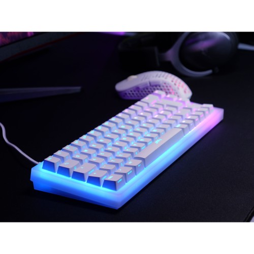 Клавіатура Xtrfy K5 68 keys Kailh Red Hot-swap RGB UA White (K5-RGB-CPT-TPWHITE-R-UKR)