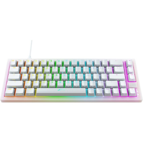 Клавіатура Xtrfy K5 68 keys Kailh Red Hot-swap RGB UA White (K5-RGB-CPT-TPWHITE-R-UKR)