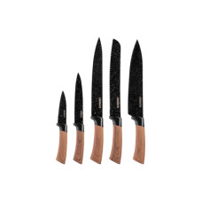 Набір ножів Ardesto Midori 5 предм Black (AR2105BWD)