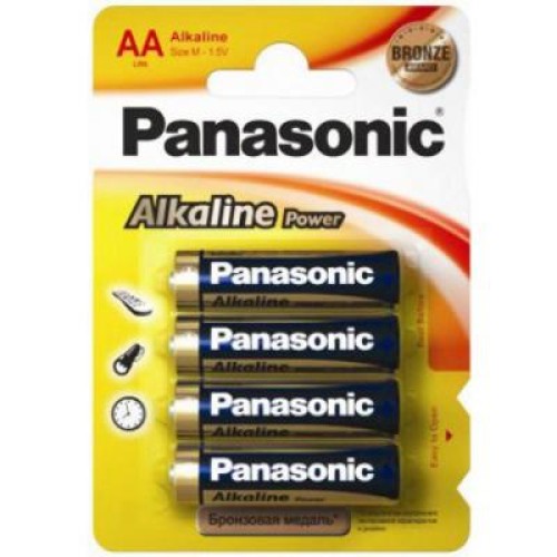 Батарейка PANASONIC LR06 Alkaline Power * 4 (LR6REB/4BPR)