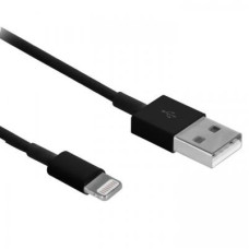 Дата кабель USB 2.0 AM to Lightning 1.0m Black Drobak (215340)