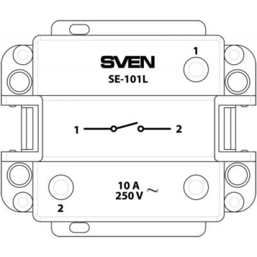 Вимикач Sven SE-101L ivory (7100072)