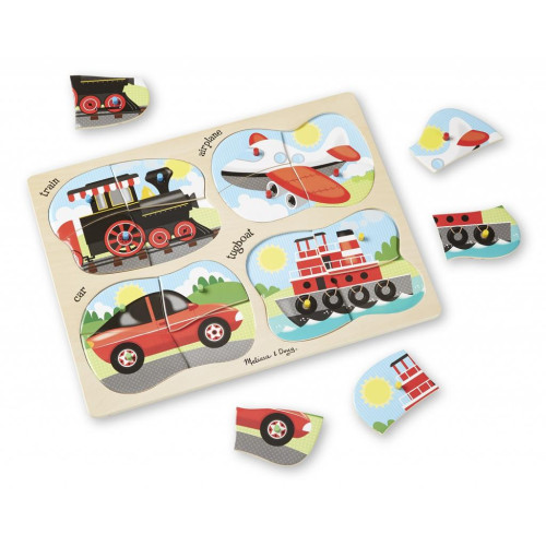 Пазл Melissa&Doug 4 в 1 Транспорт (MD9865)