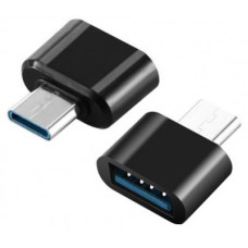 Перехідник USB to Type-C black XoKo (XK-AC040-BK)