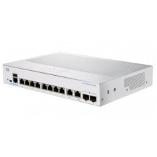 Комутатор мережевий Cisco CBS350-8T-E-2G-EU