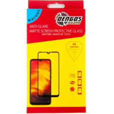 Скло захисне Dengos Full Glue Matte Samsung Galaxy A12 (A125), black frame (TGFG-MATT-34)