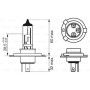 Автолампа Bosch галогенова 60/55W (1 987 302 041)