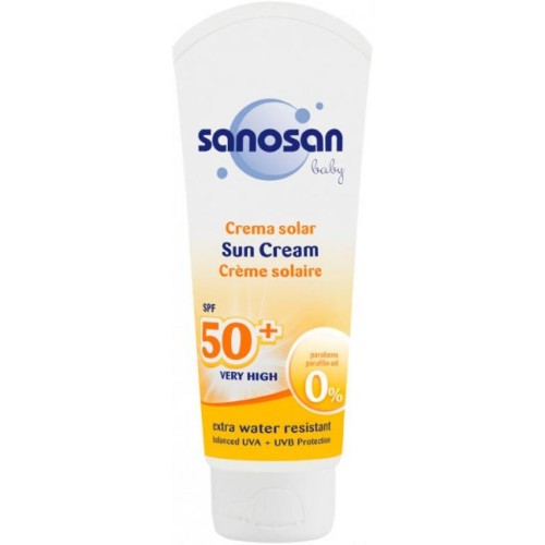 Дитячий крем Sanosan Baby сонцезахисний SPF 50+ 75 мл (4003583197682)