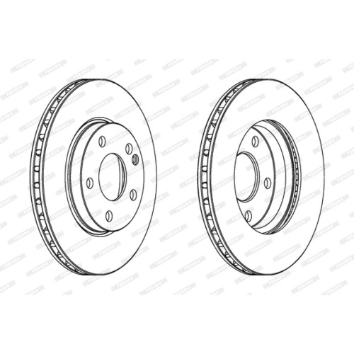 Гальмівний диск FERODO DDF1220