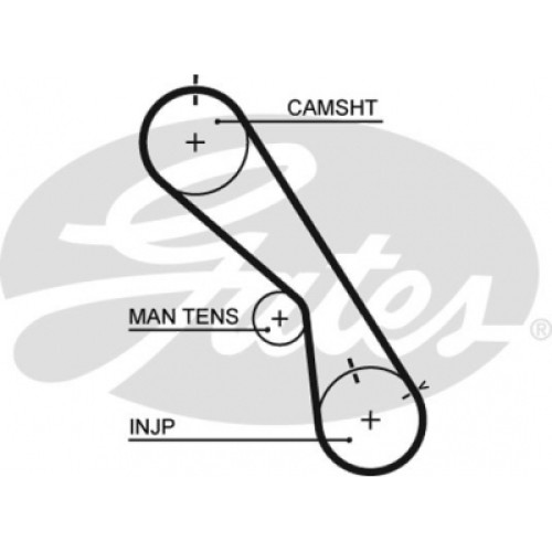 Ремінь ГРМ Gates 5474XS