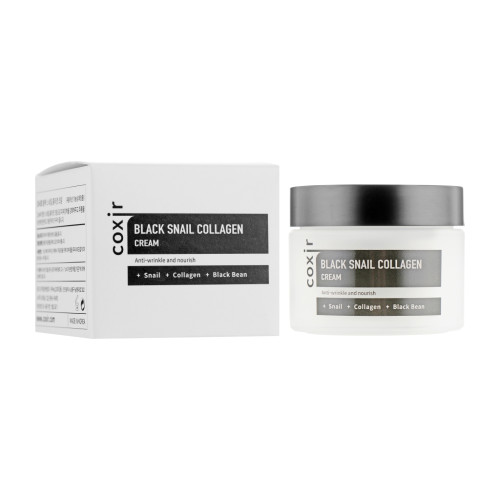 Крем для обличчя Coxir Black Snail Collagen Антивіковий поживний 50 мл (8809080826201)