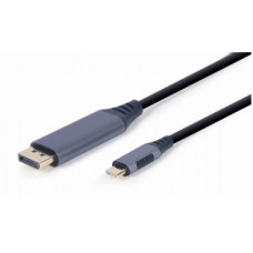 Кабель мультимедійний USB-C to DisplayPort 1.8m 4K 60Hz Cablexpert (CC-USB3C-DPF-01-6)