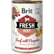 Консерви для собак Brit Fresh Beef/Pumpkin 400 г (з яловичиною та гарбузом) (8595602533886)
