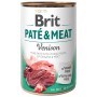 Консерви для собак Brit Pate and Meat зі смаком оленини та курки 400 г (8595602530328)