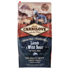 Сухий корм для собак Carnilove Adult Lamb and Wild Boar 12 кг (8595602508921)