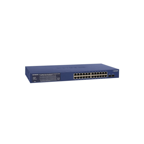 Комутатор мережевий Netgear GS724TPP 24x1GE PoE+(380W), 2xSFP, керований (GS724TPP-100EUS)