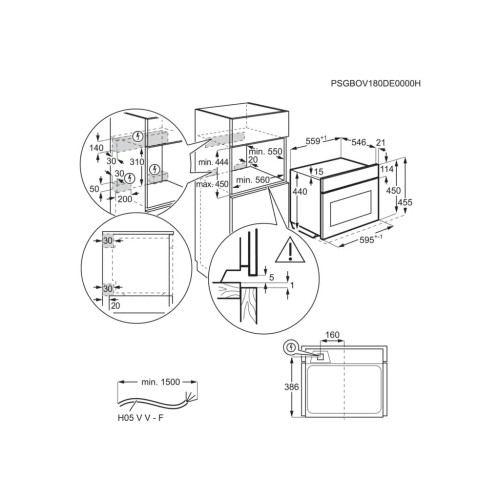 Духова шафа Electrolux KVLAE00WT