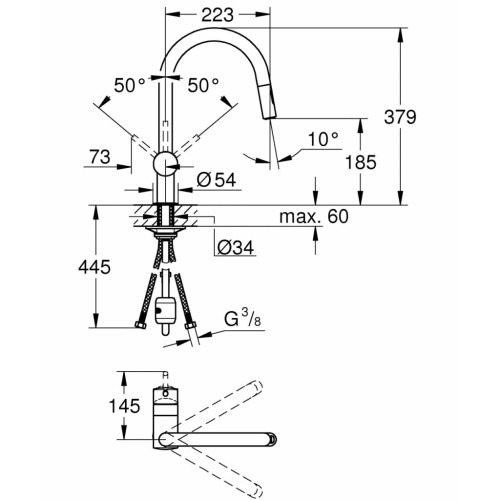 Змішувач Grohe 32321002 (CV030530)