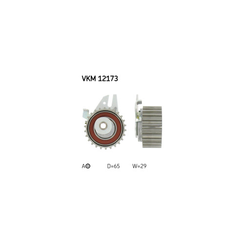 Ролик натягувача ременя SKF VKM 12173