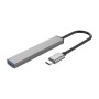 Концентратор Orico Type-C to USB3.0, 3xUSB2.0 (AH-13-GY-BP) (CA913534)