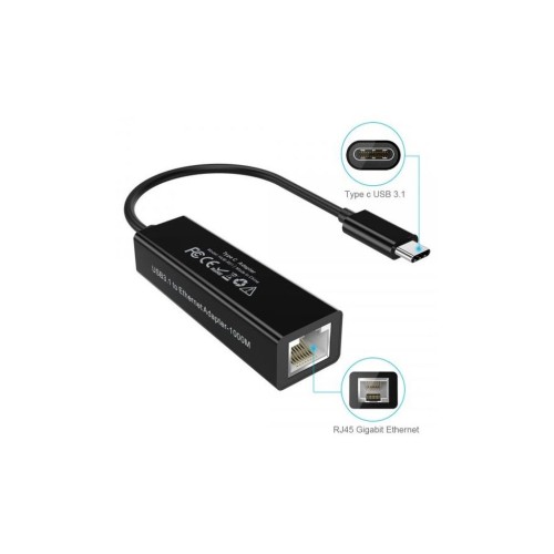 Адаптер USB-C to Gigabit Ethernet Choetech (HUB-R01)