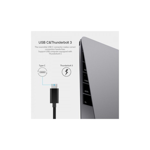 Адаптер USB-C to Gigabit Ethernet Choetech (HUB-R01)