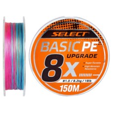 Шнур Select Basic PE 8x 150m Multi Color 1.5/0.18mm 22lb/10kg (1870.31.46)