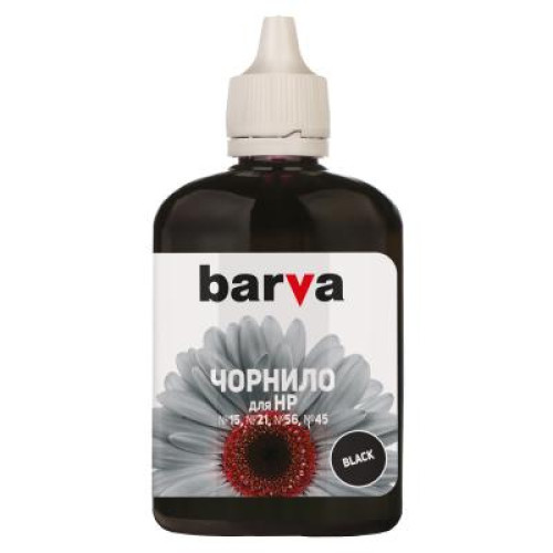 Чорнило Barva HP №21/27/56 BLACK Pigment 90г (H56-352)